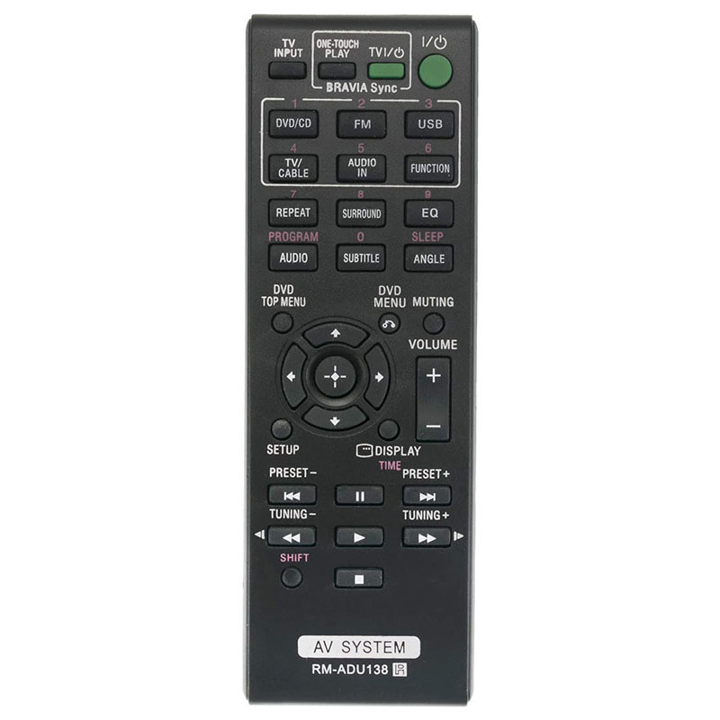 Hot sale New RM-ADU138 Remote Control for Sony DAV-TZ135 HBD-TZ140 HBD-TZ145 DAV-TZ140 DAV-TZ145 DAV
