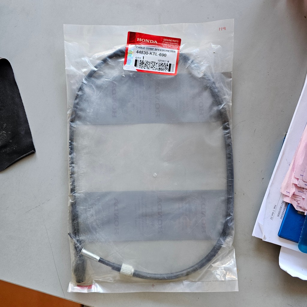 44830KTL690 Kabel Speedometer Revo Supra Fit 100cc Kilometer 44830-KTL-690 44830 KTL 690