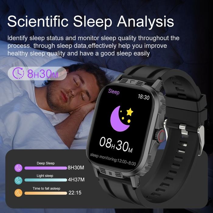 RAY VASI C29 SmartWatch Pria | 2.19″ Ultra Large Screen | Metal Hard Case | Bluetooth Call | Outdoor