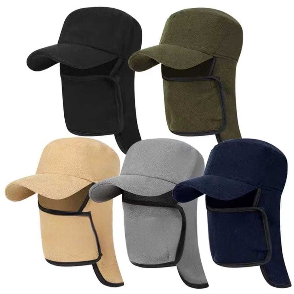 TERLARIS Topi Jepang Topi Masker Mancing Topi Petani Topi Jepang Anti Panas Topi Anti Debu Topi Jepa