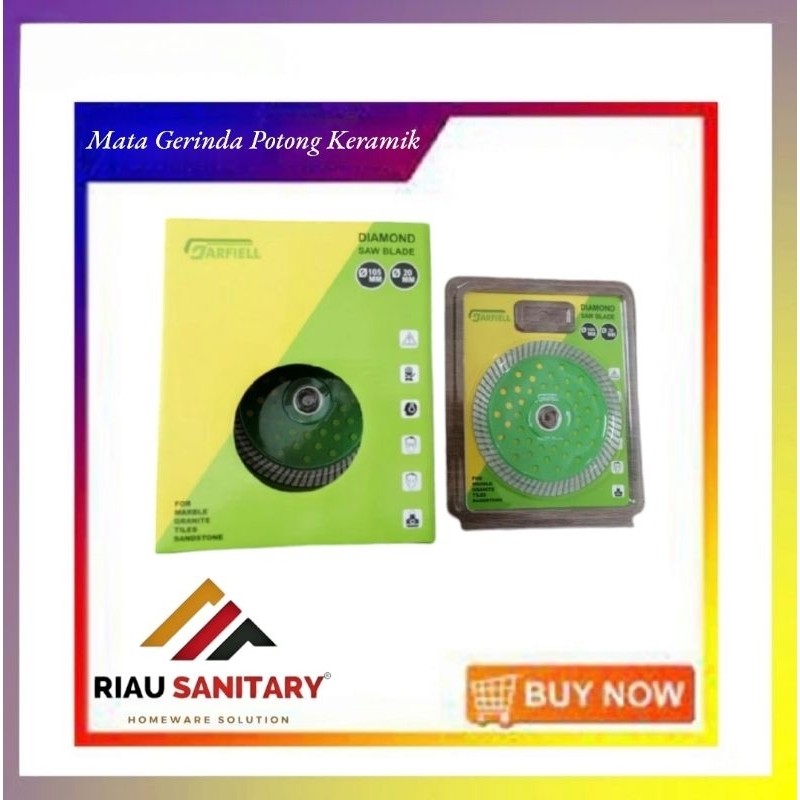 MATA GERINDA POTONG GRANIT - GARFIELL DIAMOND WHEEL TURBO - MATA GERINDA POTONG KERAMIK KERING - DRY