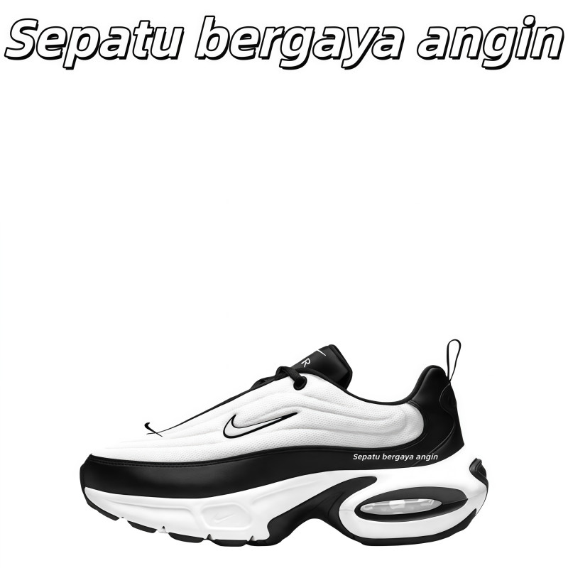 Nike Air Max Portal sepatu lari kasual low-top yang nyaman, serbaguna, anti-selip, tahan aus, wanita