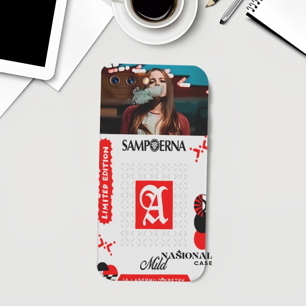 Case HP OPPO A3S / Realme C1 / OPPO A1K / Realme C2 Motif Rokok - Case Kekinian - Case Procamera - P