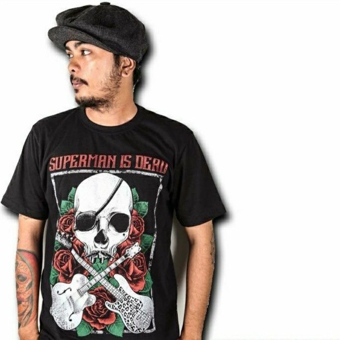 (COD) KAOS SID TS MUSICSCR BK / KAOS SID ORIGINAL / SUPERMANISDEAD / MERCHANDISE ORIGINAL