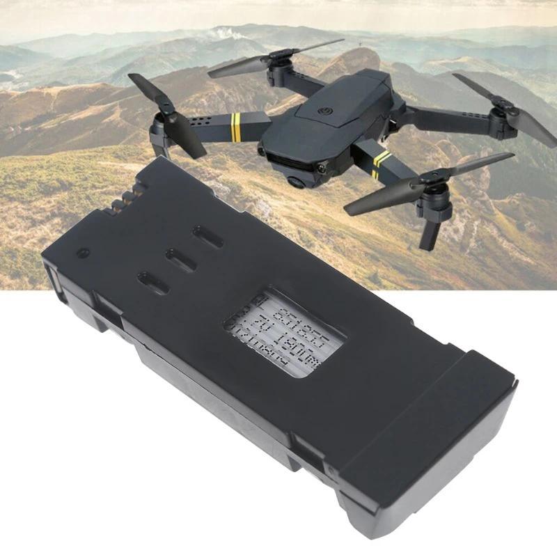 3.7V 1800mAh Lithium Battery Replacement Li-po Battery for Eachine E58 L800 JY019 S168 Drone X Pro R