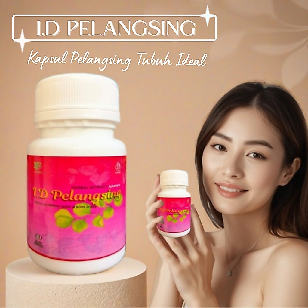 ID Pelangsing Kapsul Herbal Pelangsing Badan | Alami Penahan Nafsu Makan Pembakar Lemak Efektif