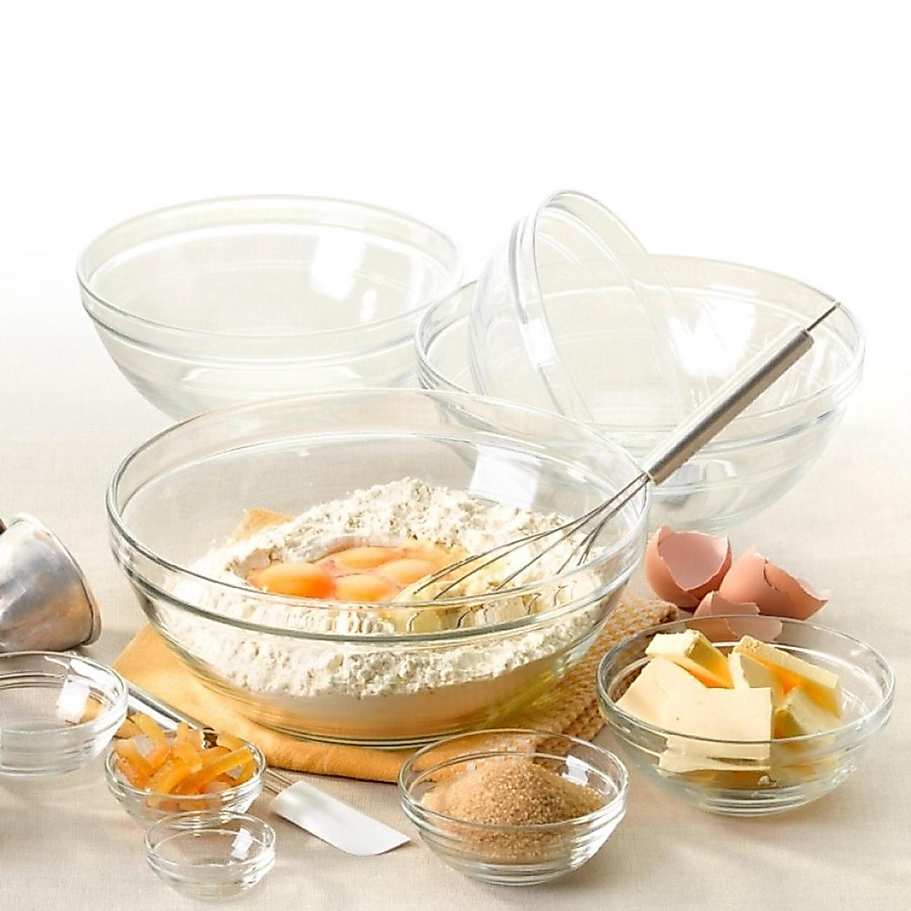 Mangkok kaca Luminarc 20cm / Stackable Bowl Luminarc 20cm / Mangkok Kaca