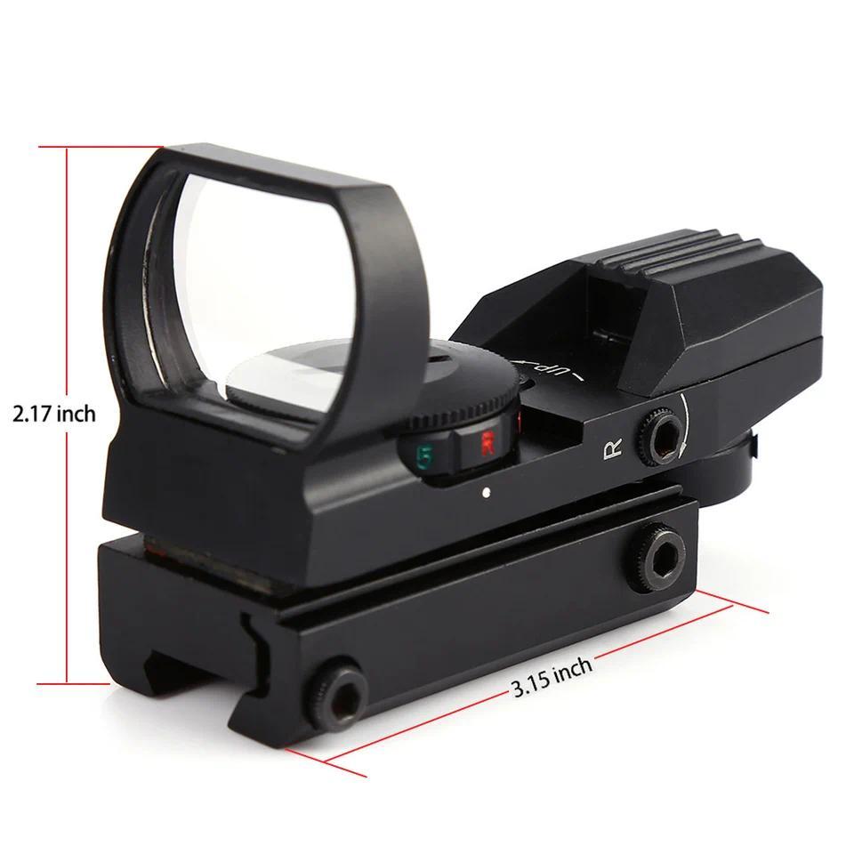 Red Dot Scope 11mm / 20mm Dovetail Riflescope Reflex Optics Sight For  Rifle   Tactical Sniper