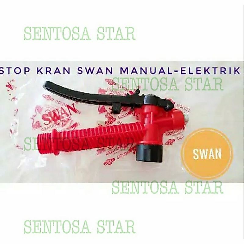 IS KRAN PENCET SPRAYER SWAN BAHAN PLASTIK/ HANDLE STOP KRAN SWAN/ SPRAYER SWAN