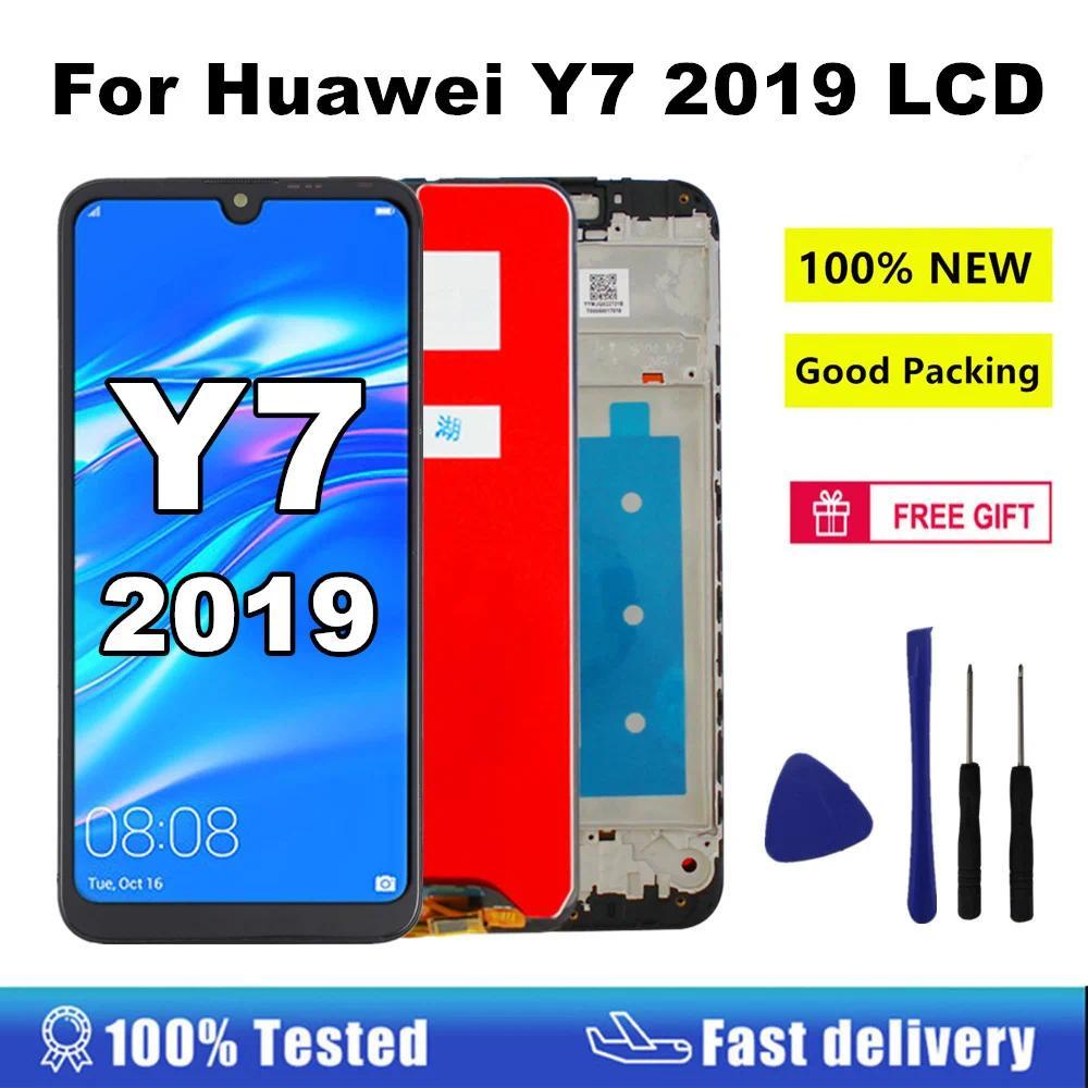 6.26'' Pantalla LCD For Huawei Y7 2019 LCD splay Tou Screen Assembly With Frame For Huawei Y7 Prime 