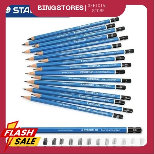 Staedtler Pensil 2B (satuan) - Pensil staedtler 2B ORIGINAL GM