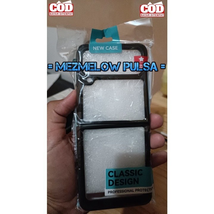 Casing Caseng Hard Case Transparant Acrylic Case Samsung Z Flip 3 5G - Gambar 2