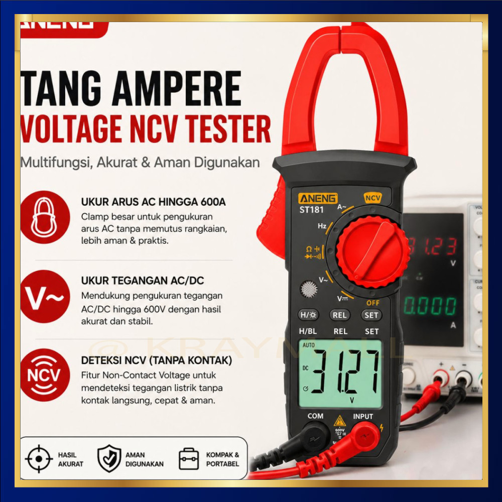 Digital Multimeter Voltage Tester Clamp - ST181