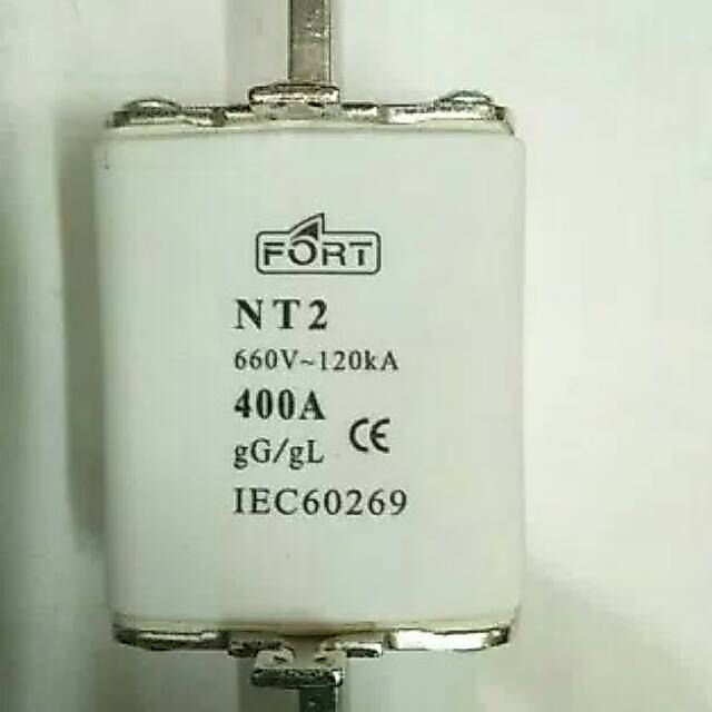 NH Fuse Link Size 2 atau NT-2 250-400 Ampere 660V merk Fort