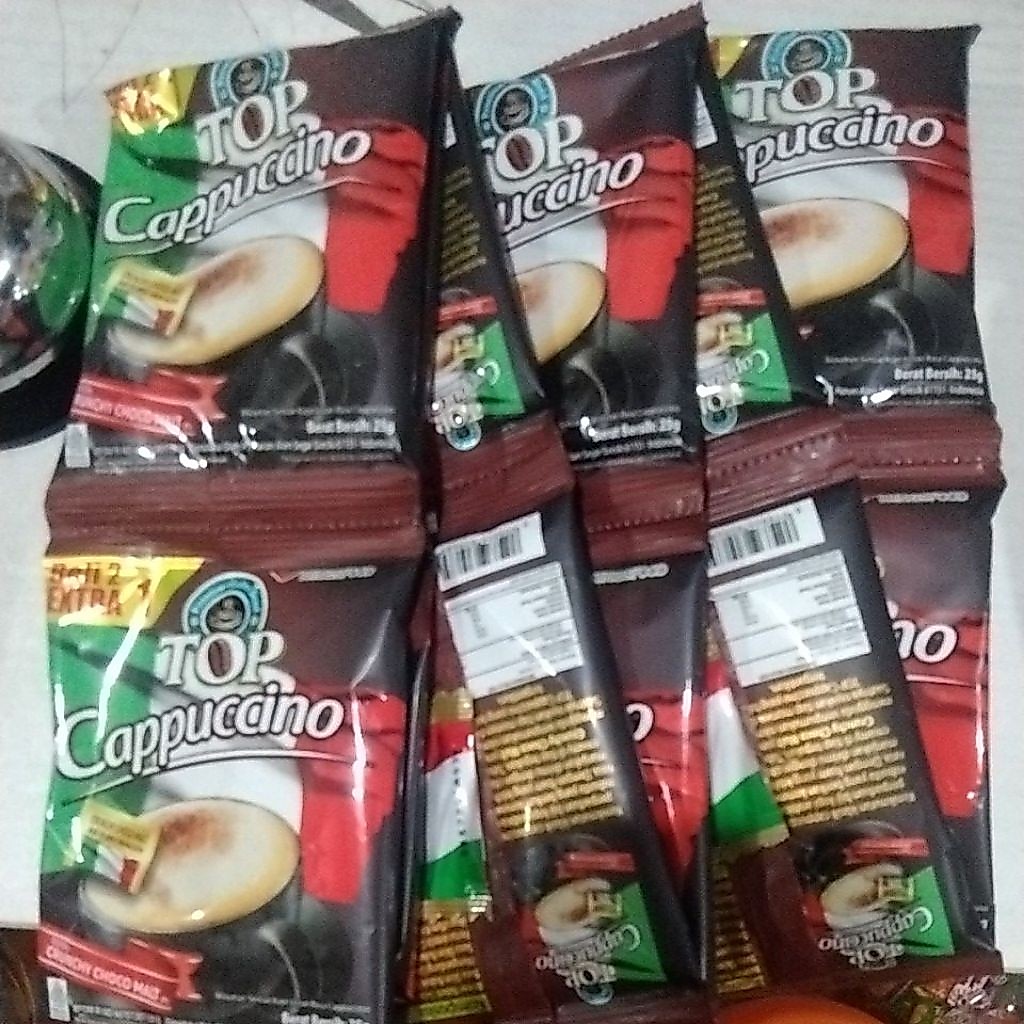 top kopi cappuccino 1 renceng