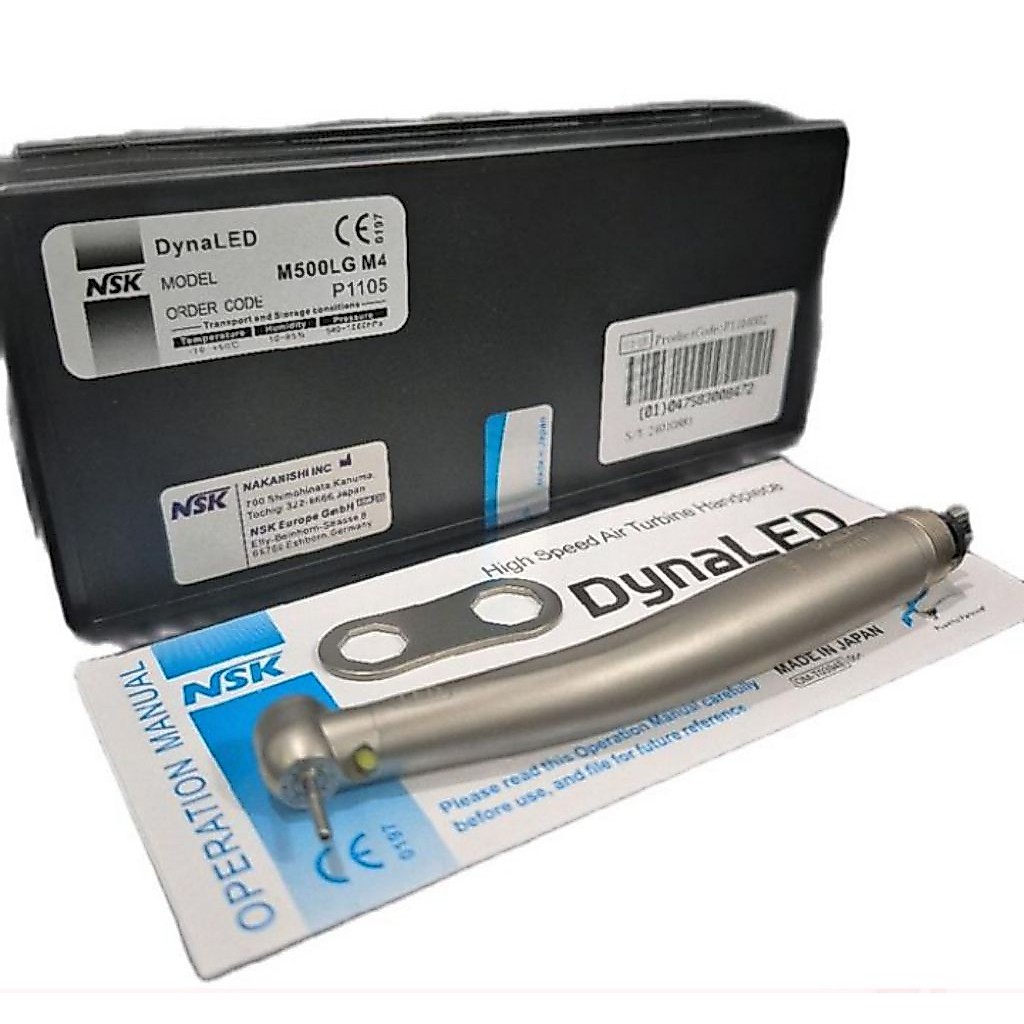 Handpiece HighSpeed Dyna LED 4 Hole / Dental HighSpeed Push Button Lampu