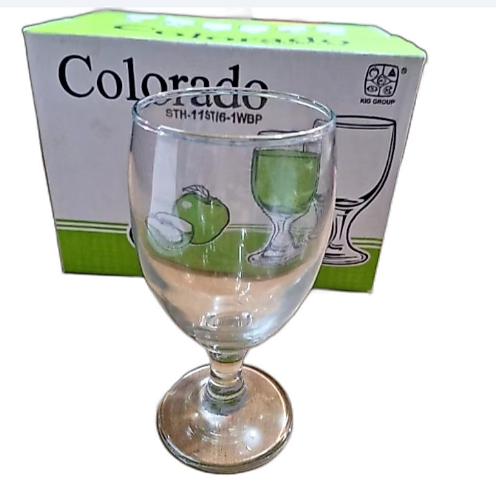 GELAS KAKI COLORADO | GELAS KACA KEDAUNG