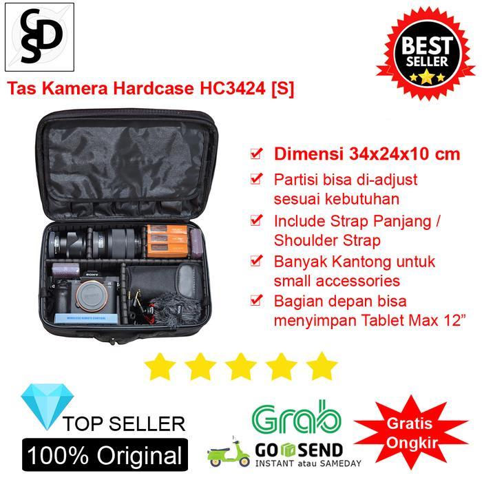 Tas Hardcase Kamera Universal with Partition - HC3424 - Koper Kamera