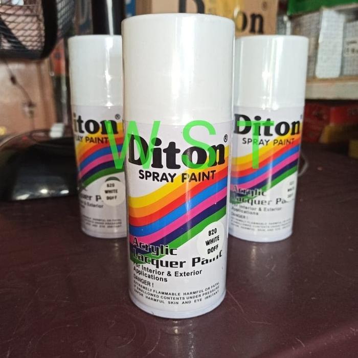 Cat Semprot Pilox Pylox Putih Doff 820 White Doff DITON