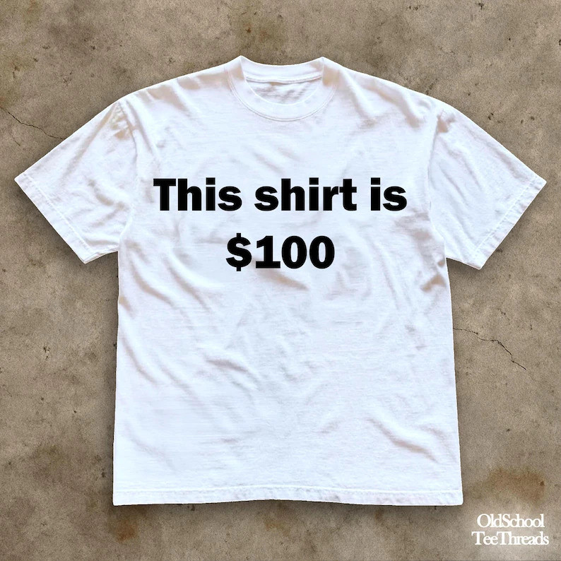MisfitBrand Kaos ini harganya 100 Dolar, Kaos Katun Tebal Seratus Dolar