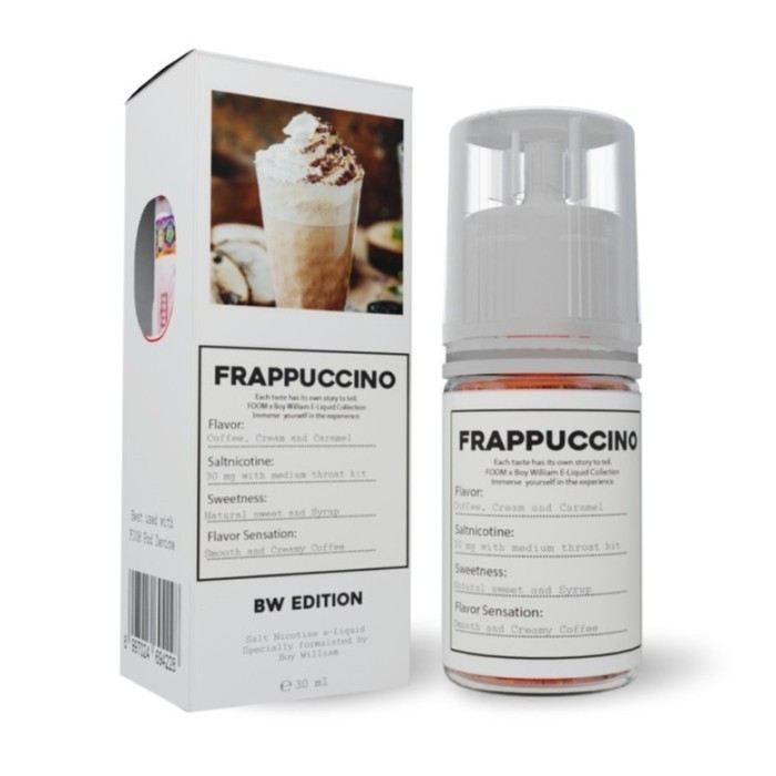 Foom Frappuccino Salt Nic 30ML by Foom x Boy William - Liquid Foom BW Edition