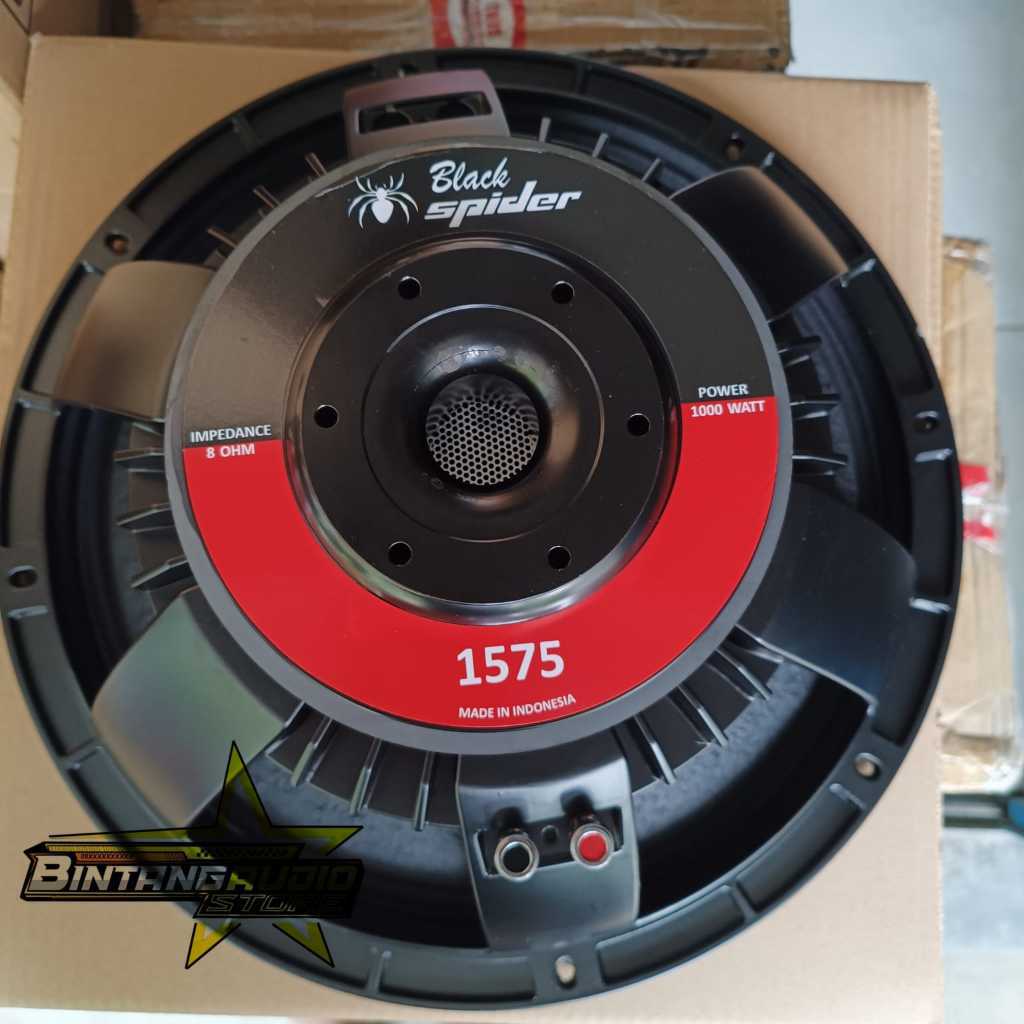 komponen Spiker BLACKSPIDER 15 15" Type 1575 VC 3 Rangka Diral Origal 1000 Watt