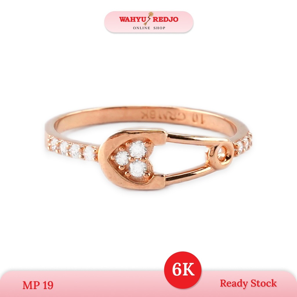 Cincin Emas 6K Wahyu Redjo Peniti Love Pameran