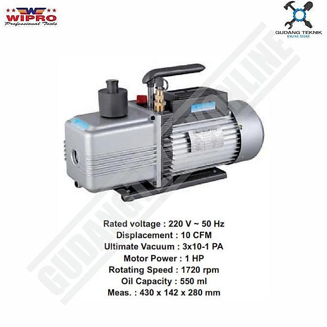 USANVI Mesin Vacuum Pump WIPRO VP42 / Pompa Fakum Vacum Vakum WIPRO 1 HP