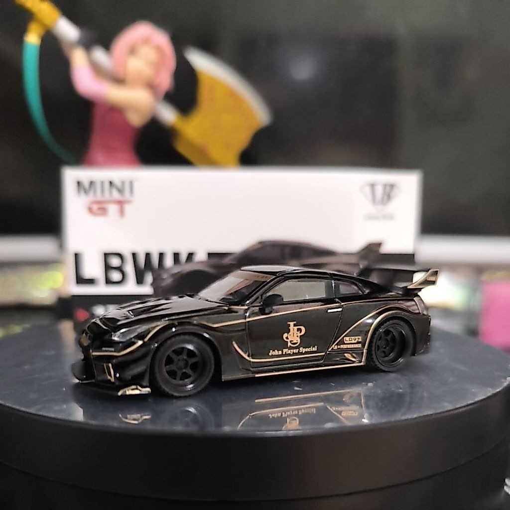 mini gt nissan gtr r35 lbwk jps #179