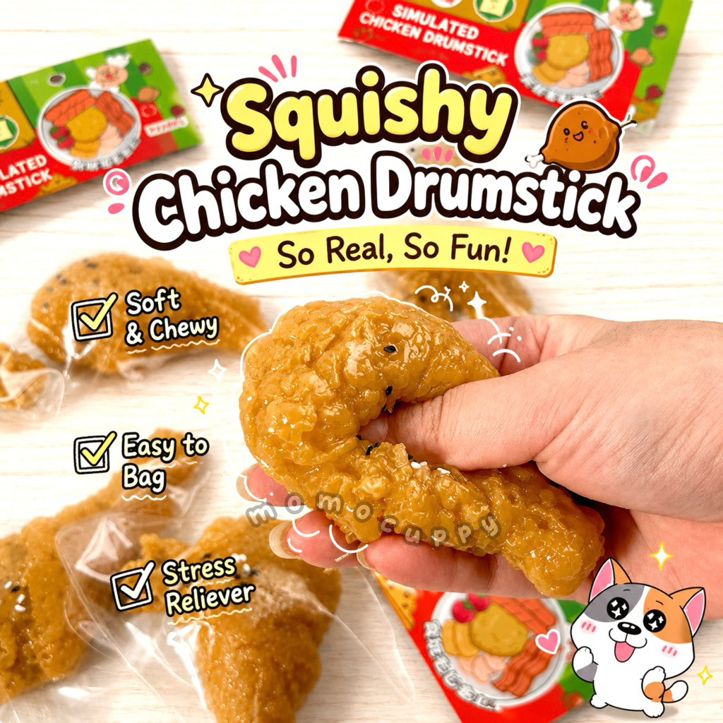 MOMOCUPPY poppin cookin’ food taba squishy pencet squeezy mainan anak