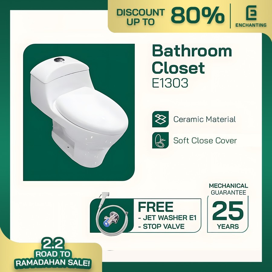 Toilet / Kloset Duduk Europe Enchanting E1303