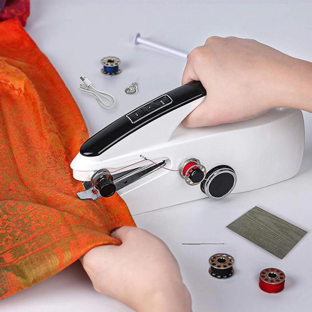 Mini Sewing Machine Cordless Handheld Sewing Machine Portable Stitching Machine Sewing Lovers Gift f