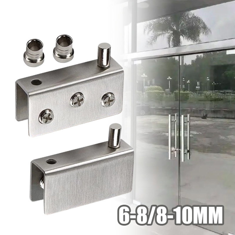 2pcs Engsel Pivot Kaca Jepit Engsel Jepit Kaca Engsel Kaca Jepit