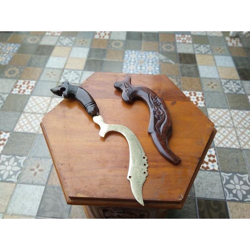 (STOREBILAH)  Kujang Kuningan Besar Bilah Lapads Styls