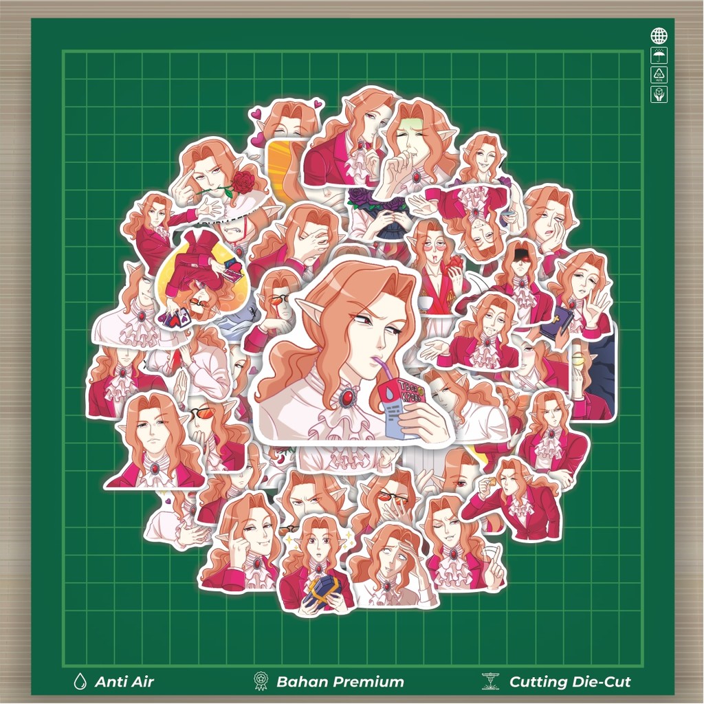 

HOT 50 PCS STIKER Stiker Beautifull Girls Vampire IAN Stiker Fashion Cars Decal Dingin Kartu Album Custom Vinyl Anti Air- Sticker Aesthetic Buku Journal Koper Casing HP Tablet Laptop Helm Motor Botol Minum