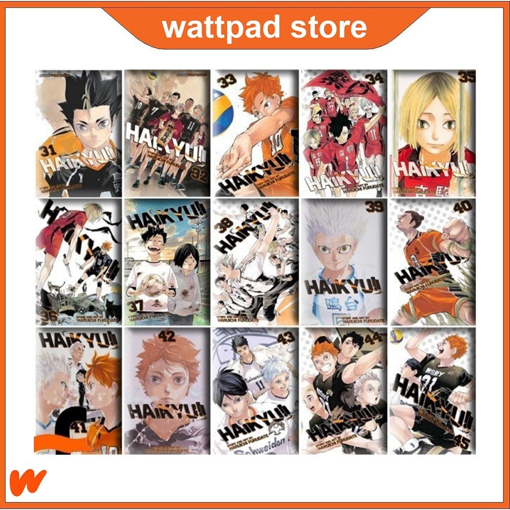Haikyuu manga vol.1-45 (English)