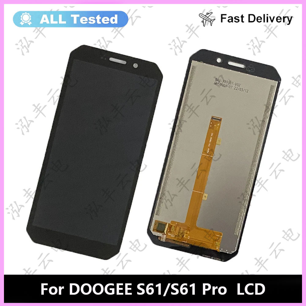 Original For DOOGEE  S61 LCD splay Screen + Touch Panel gitizer Replacement For DOOGEE S61 Pro LCD s