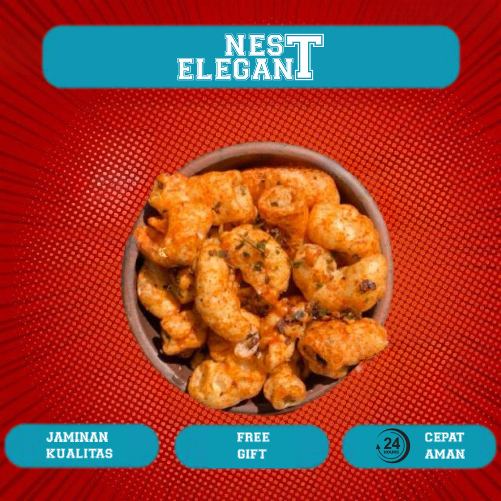 

Makaroni megalodon 1kg pedas daun jeruk