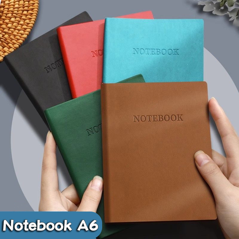 

Mini Notebook A6 Portable Pocket Notepad 80GSM - 192 Pages Memo Diary Planner Agenda Organizer Office School Supply Stationery