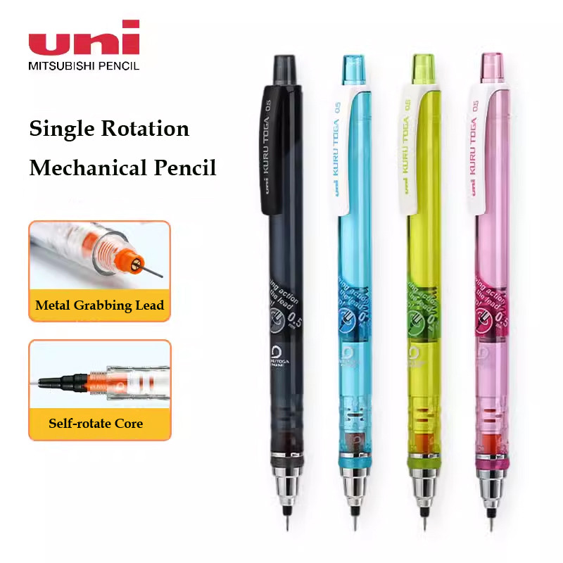

Japan Uni M5-450T Kuru Toga Mechanical Pencil 0.5mm Lead Core Automatic Rotate Pencils For School Office Writing Drawing Draft