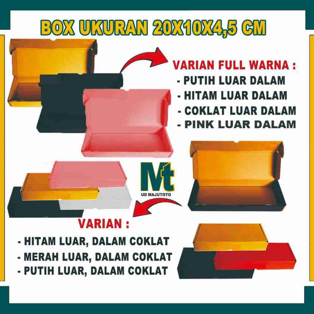 

Box 20x10x4.5 cm / Box Lipat Samping / Box Hampers / Gift Box