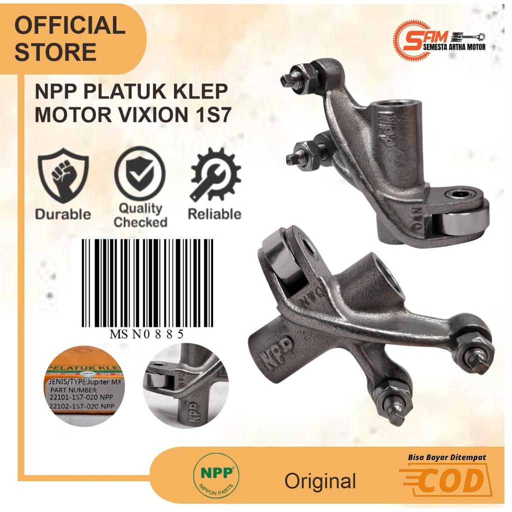 NPP Platuk Klep In Ex Jupiter MX Vixion NVL R15 Rocker Arm Intake Pelatuk Motor Yamaha