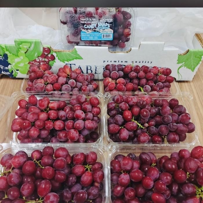 

Anggur candy snaps wangi | anggur red snaps manis pack 454 grm