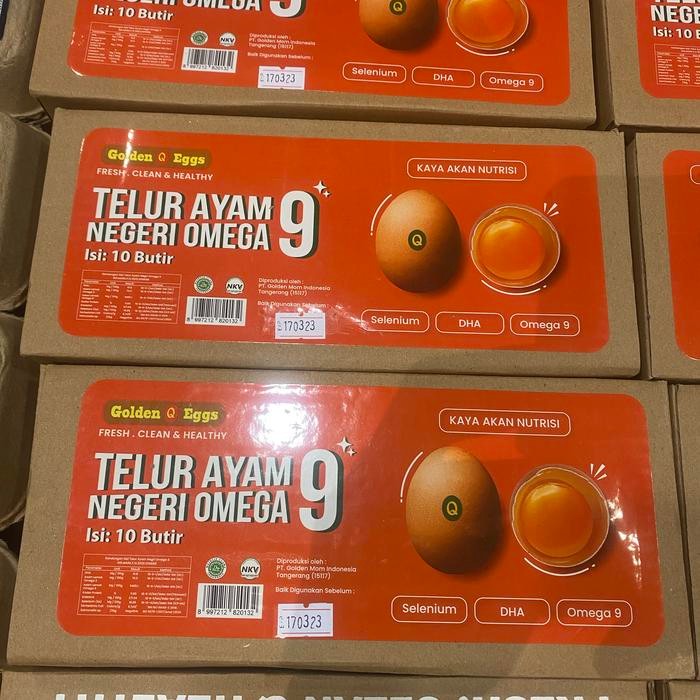 

Telor ayam negri omega / telur ayam omega 9 box isi 10 butir