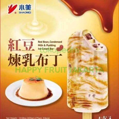 

ice cream Shao mei red bean condensedmilk&pudding|ice cream boba 4 pcs