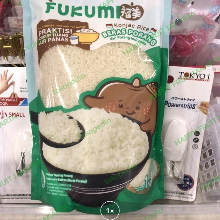 

fukumi beras porang original | konjac rice beras porang 1 kg