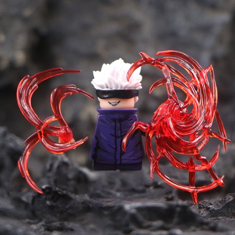 1pcs With Articulated Limbs Dynamic Poses Includes vibrant red/purple effect pieces for epic battle 