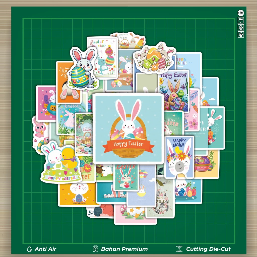 

HOT 50 PCS STIKER Stiker Tema Paskah V2 Stiker Fashion Cars Decal Dingin Kartu Album Custom Vinyl Anti Air- Sticker Aesthetic Buku Journal Koper Casing HP Tablet Laptop Helm Motor Botol Minum