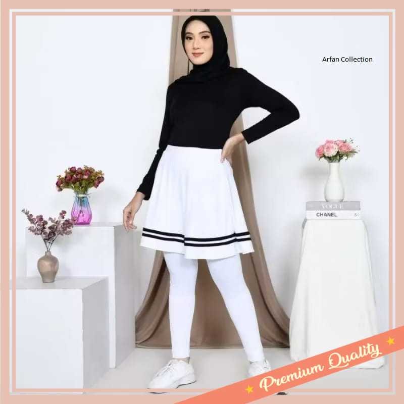 Baju Sport Murah / / Setelan Rok Legging Nike Casual Trendy Masa Kini Sporty Setelan Baju Olahraga W