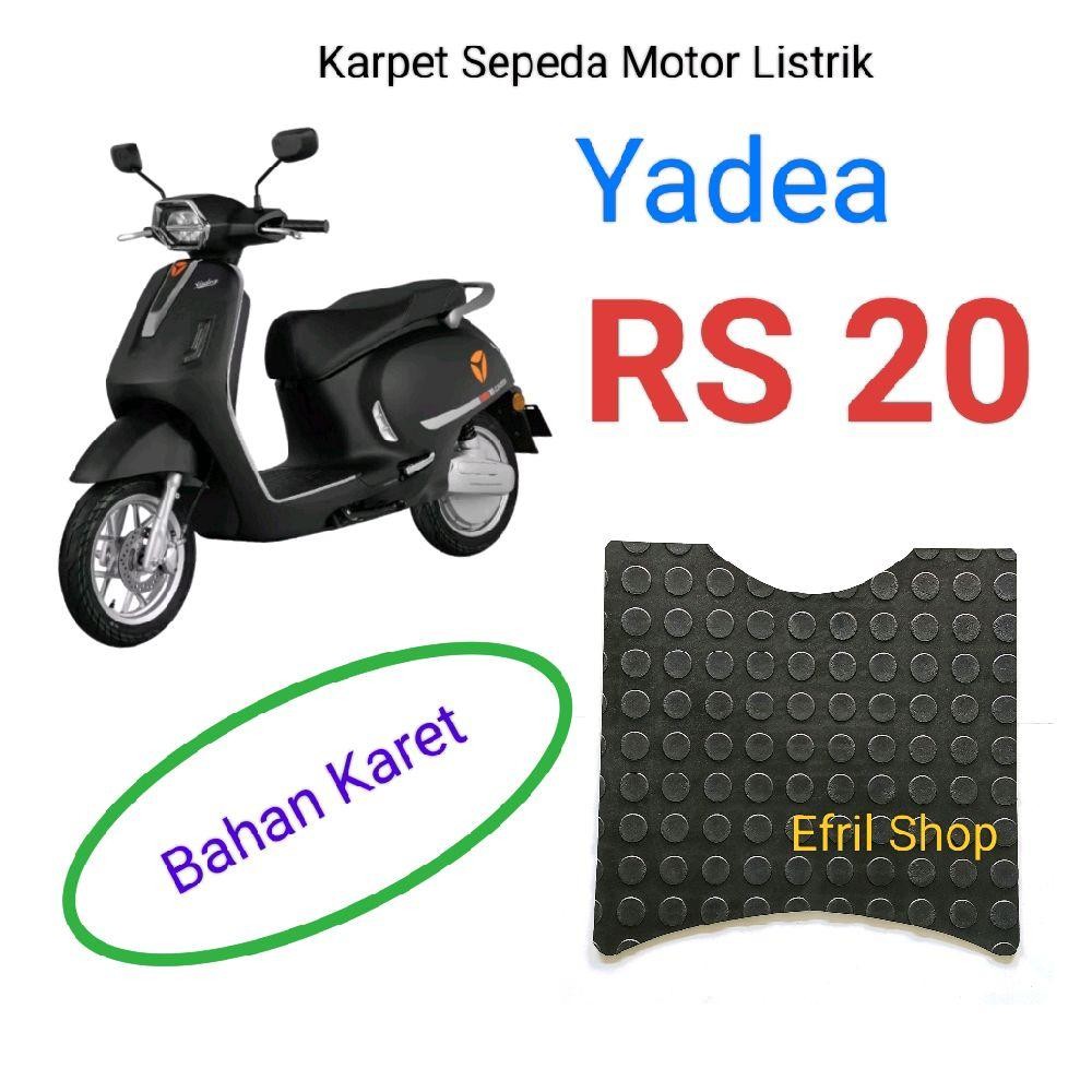 Karpet Sepeda Listrik Yadea RS 20 atau RS20 Bahan Karet